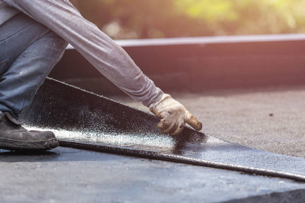 Professional Waterproofing technician working in Keyport, NJ